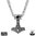 Northern Viking Jewelry® Tribe Cross Thor's With Kingchain