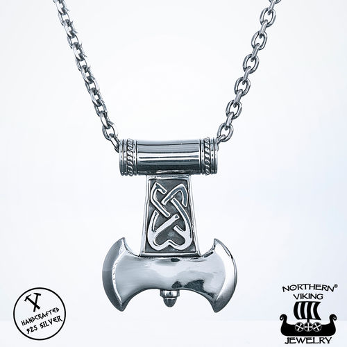 Northern Viking Jewelry® 925-Silver Large Thor's Hammer