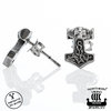 Northern Viking Jewelry®-Earrings 925 Silver Thor's Hammer
