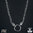 Northern Viking Jewelry®-Kingchain with Wolfhead + Knotwork