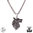 Northern Viking Jewelry® 925-Hopeariipus "Fenrir Wolf"