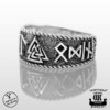 925-Hopea Riimu Valknut-Sormus, Northern Viking Jewelry®
