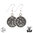 Northern Viking Jewelry® "925 Silver Vegvisir Earrings