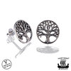 Northern Viking Jewelry® "Tree Of Life Silver Stud Earrings