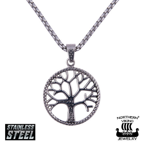 Northern Viking Jewelry®-Riipus "Solid Tree Of Life"