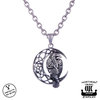 Northern Viking Jewelry® 925-Silver "Moon Raven And Star Pendant"