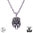 Northern Viking Jewelry® 925-Hopeariipus "Bear Claw And Triskele"