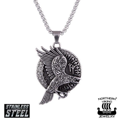 Northern Viking Jewelry® Pendant "Flying Raven"