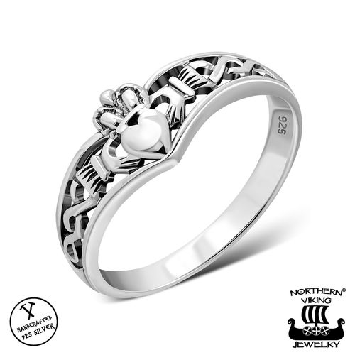 Northern Viking Jewelry® Women's Ring Claddagh
