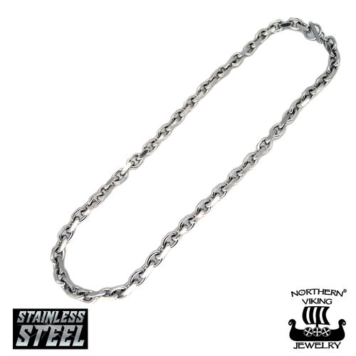 Northern Viking Jewelry® Necklace Anchor Chain 8 mm